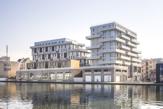 ZAC du Port Housing in Pantin France design by AZC and SPLAAR