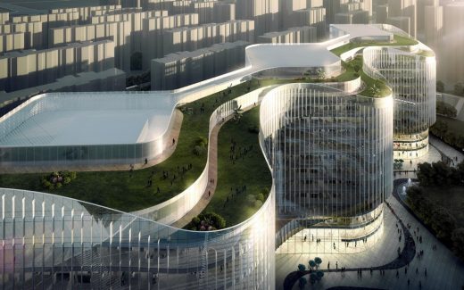 Zhenghong Property Air Harbour Office Project design by Aedas Architects