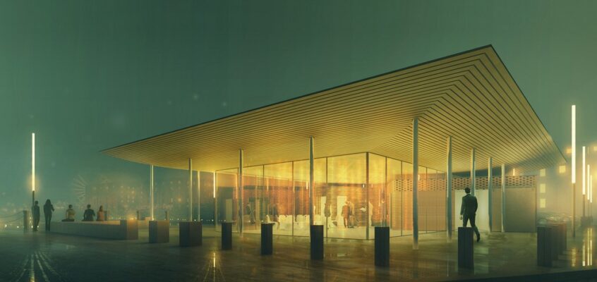 Albert Dock Welcome Pavilion Building, Liverpool