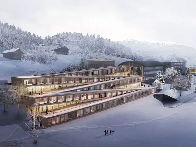 Audemars Piguet hotel Switzerland by Bjarke Ingels architect, BIG