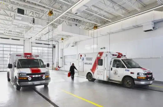 Cambie Fire Hall No 3 and BC Ambulance Services Station in Richmond