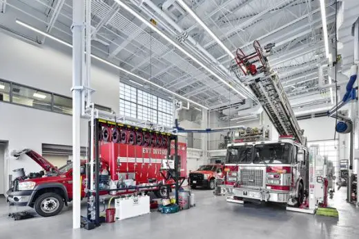 Cambie Fire Hall No 3 and BC Ambulance Services Station in Richmond