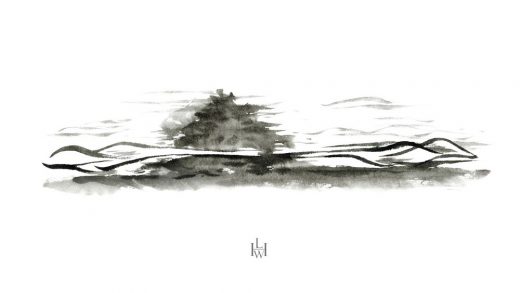 Cloud Garden of General Yisabu, Gangwon-do sketch