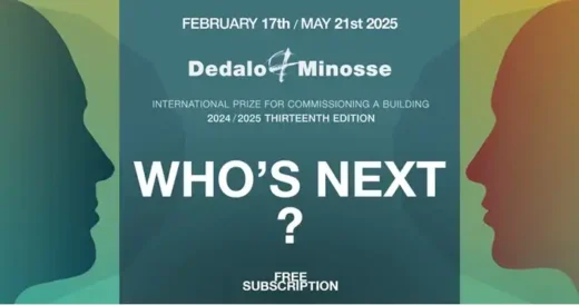 Dedalo Minosse Prize for Architecture 2025