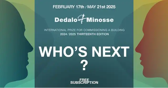 Dedalo Minosse Prize for Architecture 2025