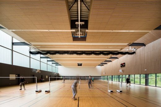 Gymnasium of the Louis de Cormontaigne High School in Metz
