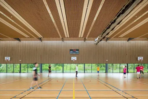 Gymnasium of the Louis de Cormontaigne High School in Metz