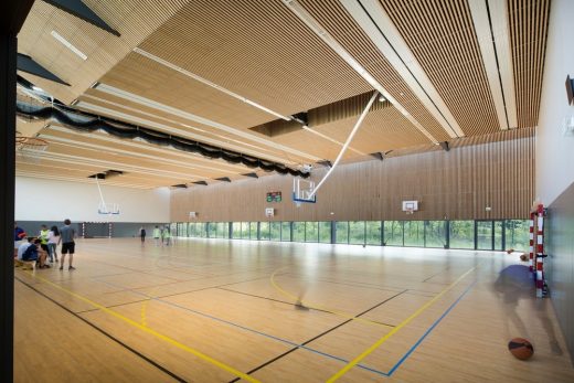 Gymnasium of the Louis de Cormontaigne High School in Metz