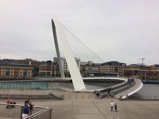 Millennium Bridge Newcastle on the River Tyne