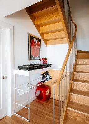 Marin County residence stairs