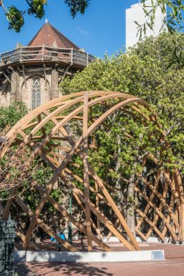 Monument for Archbishop Desmond Tutu in Cape Town