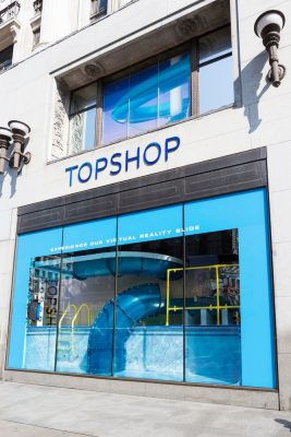 Topshop Splash in Oxford Circus London