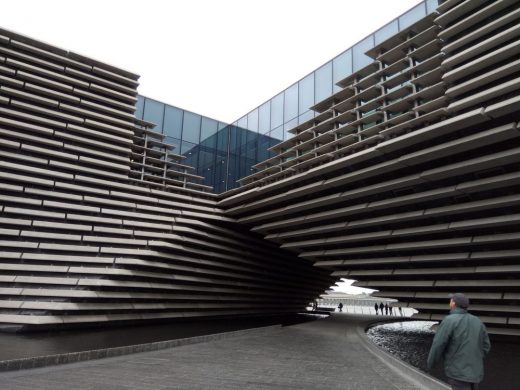 V&A Dundee by Japanese architect Kengo Kuma