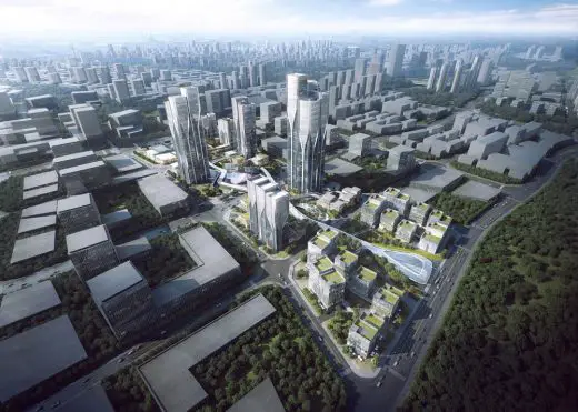 Vanke Tianfu Cloud City in Chengdu design by Aedas Architects