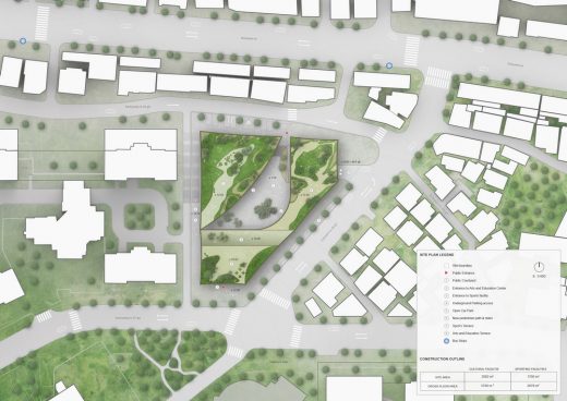 Youth Center Sport Seoul site plan