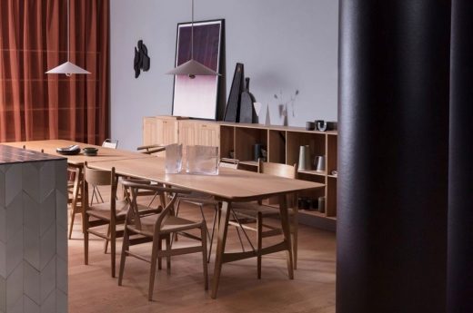 Carl Hansen & Søn table & chairs at Milan Design Week 2018