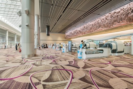 Changi Airport Interior in Singapore