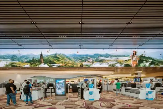 Changi Airport Interior in Singapore