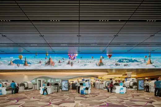 Changi Airport Interior in Singapore