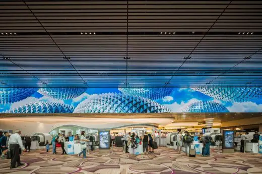 Changi Airport Interior in Singapore