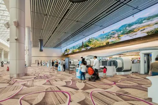 Changi Airport Interior in Singapore