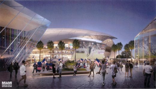 David Beckham Miami soccer stadium building design
