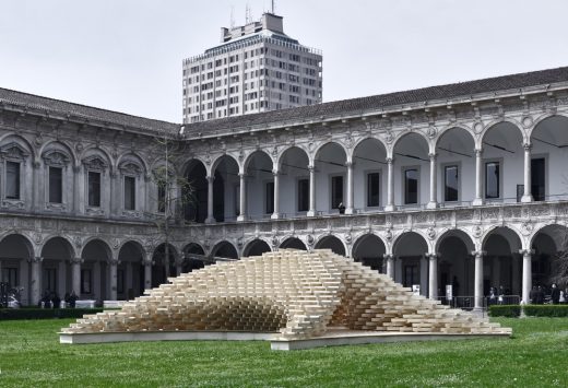 Future Space Pavilion in courtyard of Università degli Studi di Milano