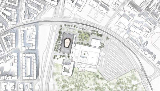 Nürnberg Concert Hall building site plan