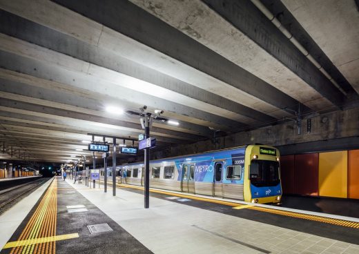 Ormond Station and North Road Level Crossing Removal in Melbourne