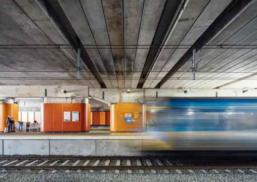 Ormond Station and North Road Level Crossing Removal in Melbourne