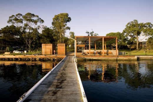 Regatta Foreshore Walk Pavilion in Toronto Australia