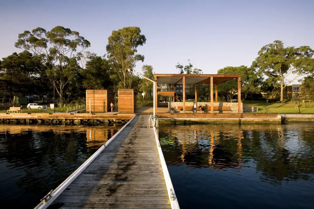 Regatta Foreshore Walk Pavilion in Toronto Australia