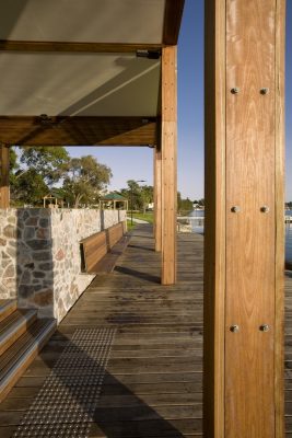 Regatta Foreshore Walk Pavilion in Toronto Australia