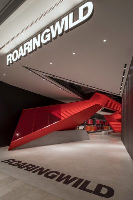 Roaringwild Uniwalk Shop Interior in Shenzhen