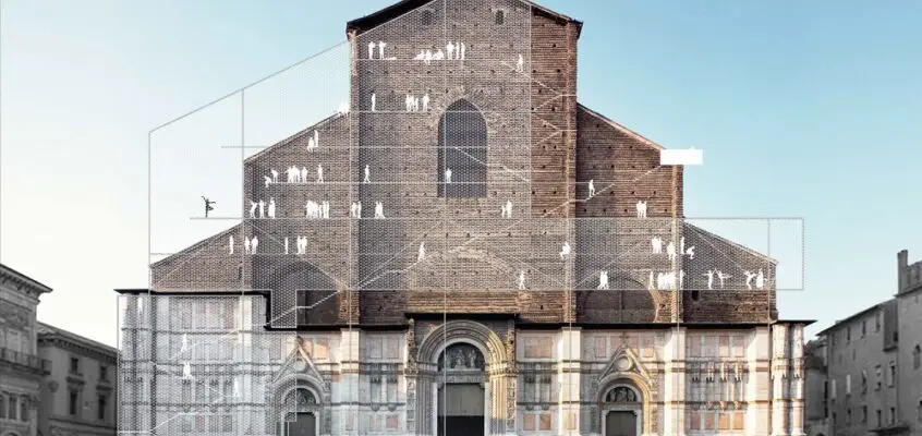 Basilica San Petronio in Bologna, Piazza Galvani