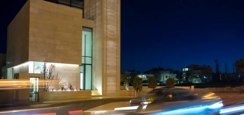 Capital Bank in Amman Building Facade