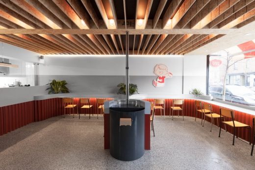 Falafel Yoni, Mile-End restaurant - Montreal Architecture News 2018