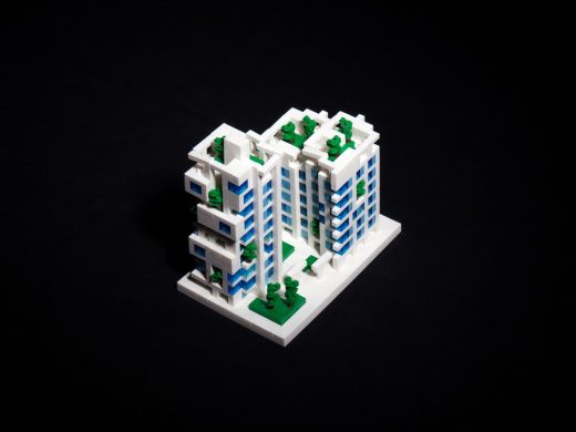 Kaohsiung Social Housing lego model