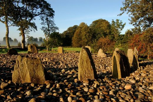 Kilmartin standing stones Scotland