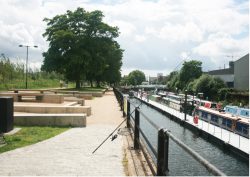 Lea River Park London landscape