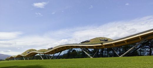 Macallan Distillery in Speyside Scotland