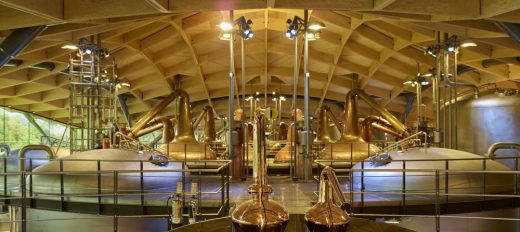 Macallan Distillery in Speyside Scotland