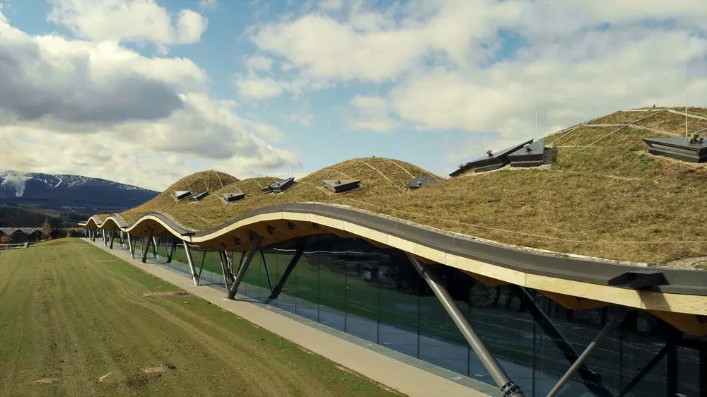 Macallan Distillery in Speyside Scotland