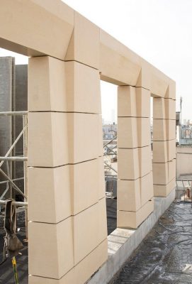 Massive Stone Social Housing Units in Paris