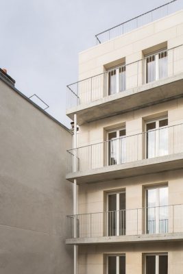 Massive Stone Social Housing Units in Paris