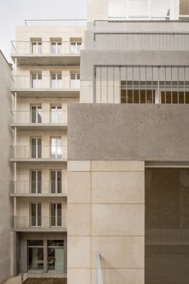 Massive Stone Social Housing Units in Paris