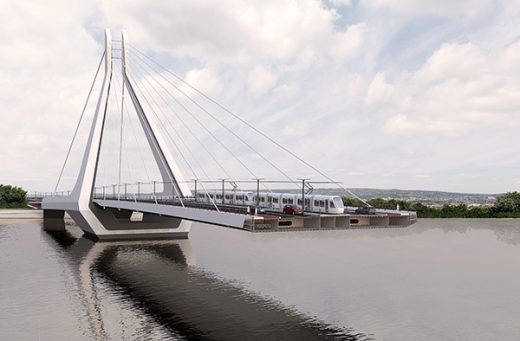 New Budapest Bridge design by UNStudio