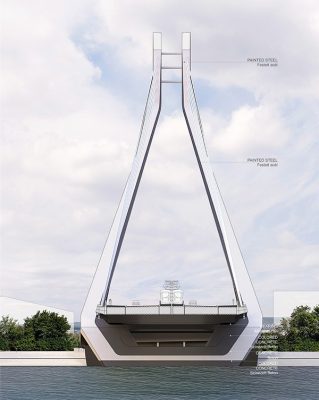 New Budapest Bridge section by UNStudio