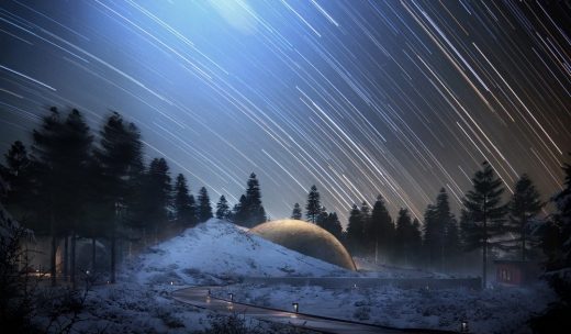 Planetarium and Visitor Center for Solobservatoriet in Harestua