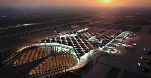 Queen Alia International Airport building design Jordan